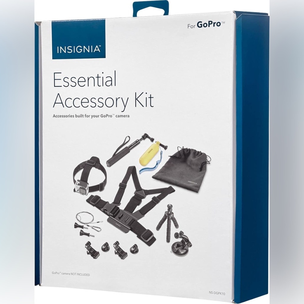 Insignia Essential 12 Accessory Kit for GoPro Action Camera